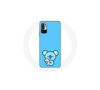 Funda para Xiaomi Redmi Note 10T 5G Bangtan BTS BT21 Koya RM Fondo Azul
