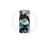Funda para Xiaomi Redmi Note 10T 5G piloto de velocidad moto Valentino Rossi