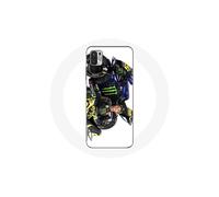 Funda para Xiaomi Redmi Note 10T 5G Valentino Rossi Piloto de velocidad fondo blanco
