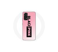 Funda para Xiaomi Redmi Note 11S Blackpink Grupo de K-pop Logo Negro Rosa Fondo Rosa