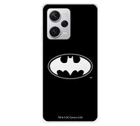 Funda para Xiaomi Redmi Note 12 Pro+ 5G Oficial de DC Comics Batman Logo Transparente para Proteger tu móvil. Carcasa para Xiaomi de Silicona Transparente Flexible con Licencia Oficial