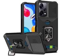 Funda para Xiaomi Redmi Note 12 Pro 5G, Ventana corrediza blindada a Prueba de Golpes Doble Capa Hard PC y Silicona TPU con 360°Anillo iman Soporte Carcasa Funda Poco X5 Pro 5G / Redmi Note 12 Pro 5G