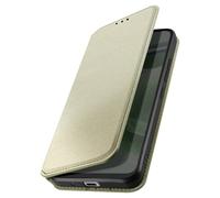 Funda para Xiaomi Redmi Note 12 Pro Plus. Soolapa Tarjetero Soporte Vídeo Dorado