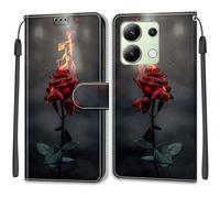 Funda para Xiaomi Redmi Note 13 4G, Fuego y Rosas