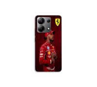 Funda para Xiaomi Redmi Note 13 4G Lewis Hamilton Oficial Ferrari Fondo de Pantalla Maniacase