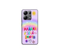 Funda para Xiaomi Redmi Note 13 4G Mañana será bonito arcoíris Maniacase