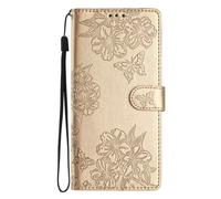 Funda para Xiaomi Redmi Note 13 Pro+ 5G, diseño de mariposa en relieve, a prueba de golpes, de piel sintética, funda delgada de TPU con soporte para tarjetas, funda protectora magnética para Xiaomi