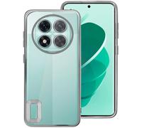 Carcasa Cool para Xiaomi Redmi Note 14 Pro 5G / Note 14 Pro Plus 5G / Poco X7 Borde Metalizado (Plata)
