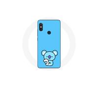 Funda para Xiaomi Redmi Note 5 Pro Bangtan BTS BT21 Koya RM Fondo Azul