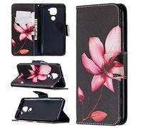 Funda para Xiaomi Redmi Note 9, SATURCASE Beautiful Pattern PU Leather Flip Magnet Wallet Stand Card Slots Funda protectora para Xiaomi Redmi Note 9 (BO-16)