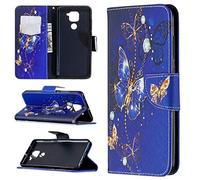 Funda para Xiaomi Redmi Note 9, SATURCASE Beautiful Pattern PU Leather Flip Magnet Wallet Stand Card Slots Funda protectora para Xiaomi Redmi Note 9 (BO-17)
