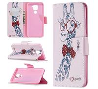 Funda para Xiaomi Redmi Note 9, SATURCASE Beautiful Pattern PU Leather Flip Magnet Wallet Stand Card Slots Funda protectora para Xiaomi Redmi Note 9 (BO-7)