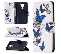 Funda para Xiaomi Redmi Note 9, SATURCASE Beautiful Pattern PU Leather Flip Magnet Wallet Stand Card Slots Funda protectora para Xiaomi Redmi Note 9 (BO-20)