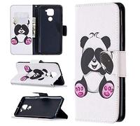 Funda para Xiaomi Redmi Note 9, SATURCASE Beautiful Pattern PU Leather Flip Magnet Wallet Stand Card Slots Funda protectora para Xiaomi Redmi Note 9 (BO-14)