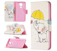 Funda para Xiaomi Redmi Note 9, SATURCASE Beautiful Pattern PU Leather Flip Magnet Wallet Stand Card Slots Funda protectora para Xiaomi Redmi Note 9 (BO-18)