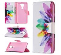 Funda para Xiaomi Redmi Note 9, SATURCASE Beautiful Pattern PU Leather Flip Magnet Wallet Stand Card Slots Funda protectora para Xiaomi Redmi Note 9 (BO-2)