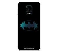 Funda para Xiaomi Redmi Note 9S - Note 9 Pro Oficial de DC Comics Batman Logo Transparente para Proteger tu móvil. Carcasa para Xiaomi de Silicona Flexible con Licencia Oficial de DC Comics.