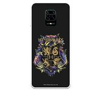 Funda para Xiaomi Redmi Note 9S - Note 9 Pro Oficial de Harry Potter Hogwarts Floral para Proteger tu móvil. Carcasa para Xiaomi de Silicona Flexible con Licencia Oficial de Harry Potter.