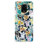 Funda para Xiaomi Redmi Note 9S - Note 9 Pro Oficial de Pokémon, Evoluciones Eevee para Proteger tu móvil. Carcasa para Xiaomi de Silicona Flexible con Licencia Oficial de Pokémon,