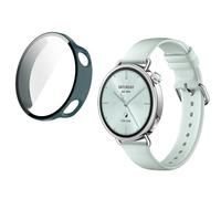 Funda para Xiaomi Watch S4 41 mm Smartwatch Funda, 360° alrededor de PC Case Duro PC Bumper Case Smartwatch Cover (Verde)