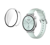 Funda para Xiaomi Watch S4 41 mm Smartwatch Funda, 360° alrededor de PC Case Duro PC Bumper Case Smartwatch Cover (transparente)