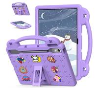 Funda para Xiaoxin Pad Pro de 12.7 pulgadas 2025, para Lenovo Tab P12 TB-370 (2023) apta para niños, asa con soporte, dibujos animados lindos de bricolaje, funda ligera de espuma EVA a prueba de