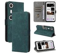 Funda para XReal Beam Pro, [Tecnología de Bloqueo RFID] Fundas de Billetera, Funda XReal Beam Pro con [Soporte]-Verde