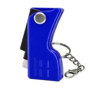 Funda para Yubikey con Llavero compatible con YubiKey 5 NFC y 5C NFC (Azul)
