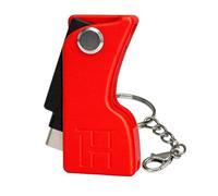 Funda para Yubikey con Llavero compatible con YubiKey 5 NFC y 5C NFC | Protección Antigolpes, Case, Cover, Carcasa y Estuche, Plástico PLA, Hecho en España