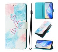 Funda para ZTE Blade A35/A55, piel de primera calidad, con función atril y ranuras para tarjetas, compatible con ZTE Blade A35/A55, Love Me