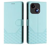 Funda para ZTE Blade A35E Cover, Flip Magnético Tapa Cuero Carcasa Protector con Bloqueo RFID [Ranuras Tarjetas] [Función Soporte] Antigolpes Case para ZTE Blade A35E, Menta