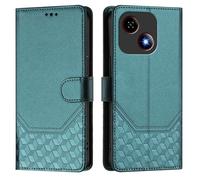 Funda para ZTE Blade A35E Cover, Flip Magnético Tapa Cuero Carcasa Protector con Bloqueo RFID [Ranuras Tarjetas] [Función Soporte] Antigolpes Case para ZTE Blade A35E, Verde