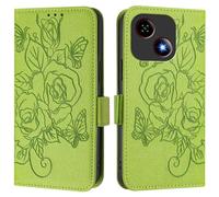 Funda para ZTE Blade A35E Libro Case, Cierre Magnético Función Soporte Bloqueo RFID Proteccion Carcasa para ZTE Blade A35E Funda, Verde