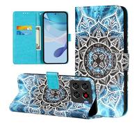 Funda para ZTE Blade A56 Pro, Tipo Libro PU Leather Flip Carcasa con magnético Soporte Ranura Tarjeta Wallet Case para ZTE Blade A56 Pro, Mandala