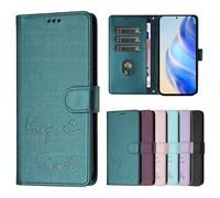 Funda para ZTE Blade A75 4G, a prueba de golpes, de piel sintética, con tapa para teléfono, funda protectora con tarjetero y cierre magnético para ZTE Blade A75 4G, color verde