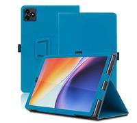 Funda para ZTE Blade X1001 10.1 Pulgadas, ZTE Blade X1001 Tablet Funda, Funda Protectora Plegable con Soporte para Lápiz y Correa para la Muñeca, Protección Total. (Azul Claro)