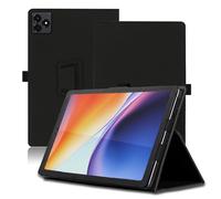 Funda para ZTE Blade X1001 10.1 Pulgadas, ZTE Blade X1001 Tablet Funda, Funda Protectora Plegable con Soporte para Lápiz y Correa para la Muñeca, Protección Total. (Negro)