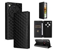 Funda para ZTE Nubia Focus 2 5G, Funda Tipo Billetera de Cuero con Tapa magnética, Funda Protectora a Prueba de Golpes para ZTE Nubia Focus 2 5G-Negro