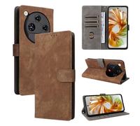 Funda para ZTE Nubia Focus 2 5G, [Tecnología de Bloqueo RFID] Fundas de Billetera, Funda ZTE Nubia Focus 2 5G con [Soporte]-Marrón