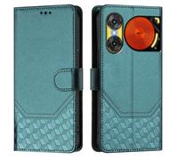 Funda para ZTE Nubia Music 2 Cover, Flip Magnético Tapa Cuero Carcasa Protector con Bloqueo RFID [Ranuras Tarjetas] [Función Soporte] Antigolpes Case para ZTE Nubia Music 2, Verde