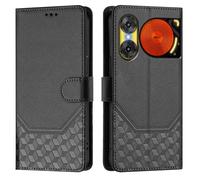 Funda para ZTE Nubia Music 2 Cover, Flip Magnético Tapa Cuero Carcasa Protector con Bloqueo RFID [Ranuras Tarjetas] [Función Soporte] Antigolpes Case para ZTE Nubia Music 2, Negro