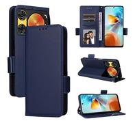 Funda para ZTE Nubia Music 2, Funda Tipo Billetera de Cuero con Tapa magnética, Funda con función Atril, Funda Protectora a Prueba de Golpes para ZTE Nubia Music 2-DAzul