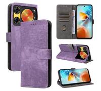 Funda para ZTE Nubia Music 2, [Tecnología de Bloqueo RFID] Fundas de Billetera, Funda ZTE Nubia Music 2 con [Soporte]-Púrpura