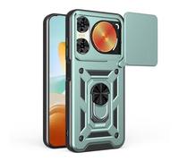 Funda para ZTE Nubia Music con cubierta de cámara deslizante, protector de cámara, magnético híbrido, resistente, funda de soporte, armadura militar, a prueba de golpes, para ZTE Nubia Music / Z2353