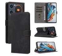 Funda para ZTE Nubia Music, [Tecnología de Bloqueo RFID] Fundas de Billetera, Funda ZTE Nubia Music con [Soporte]-Negro