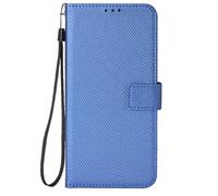 Funda para ZTE Nubia RedMagic 11 Air Estuche,Imitación de Cuero Flip magnético Cartera diseño teléfono Caso Protector con Ranuras para Tarjetas,Textura de Diamante Simple-Blue