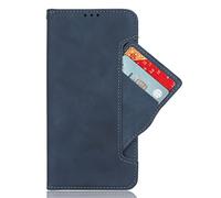 Funda para ZTE Nubia S 5G A403ZT,PU Cuero Flip Caso de teléfono con Ranuras móviles para Tarjetas.Diseño de Soporte,protección contra caídas-Blue