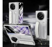 Funda PARKcompatible con Oppo Find N5 5G, con función atril, correa de muñeca y película de vidrio templado