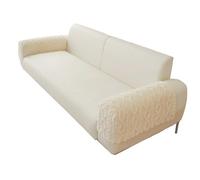 Funda Pasamanos Sofa 1 Juego de 2 Fundas elásticas Suaves for reposabrazos sofá, protegen Sus Muebles y mejoran la decoración su hogar(White)