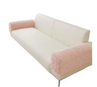 Funda Pasamanos Sofa 1 Juego de 2 Fundas elásticas Suaves for reposabrazos sofá, protegen Sus Muebles y mejoran la decoración su hogar(Pink)